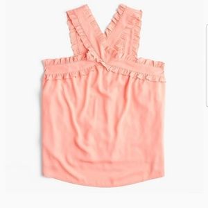 NWOT Jcrew Dapey Wrap Front Top